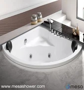 Pob Kws Nruab Nrab Nyob Hauv Cov Khoom Deg Ntaus Acrylic Bath Tub