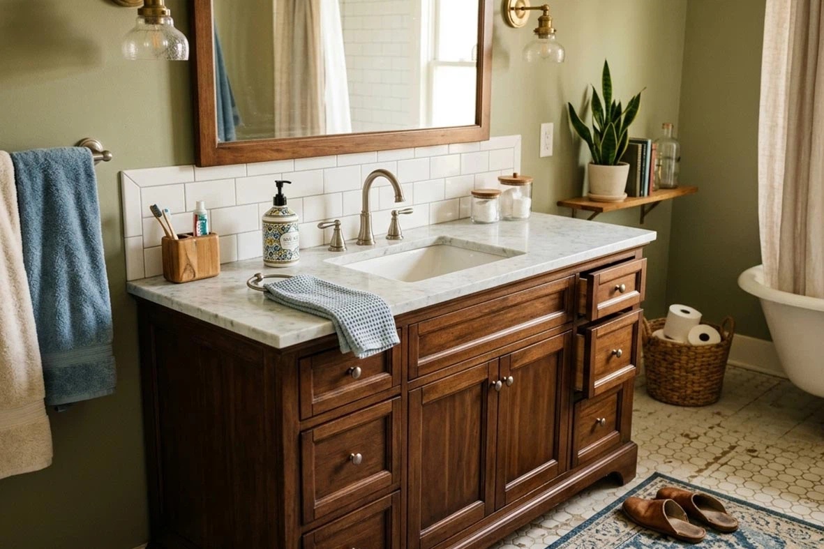 How to install bathroom cabinets How to install bathroom cabinets